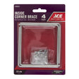 CORNR BRACE3-1/2"GALV4PK