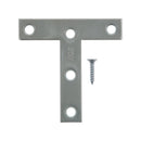 TEE PLATE 3"X3" ZN 2PK