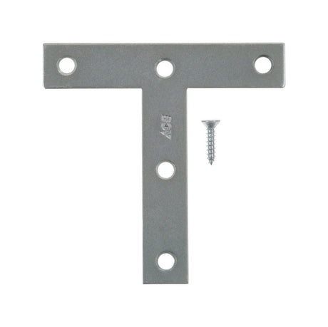TEE PLATE 4"X4" ZN CD/2