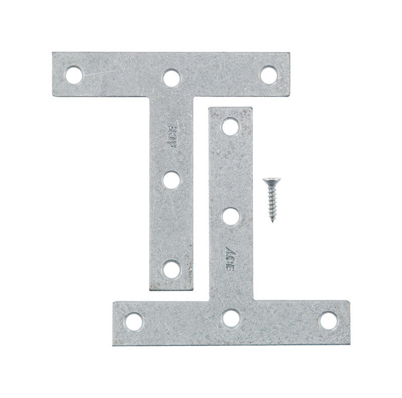 Ace 4 in. H X 4.75 in. W X 4 in. D Steel Tee Plate