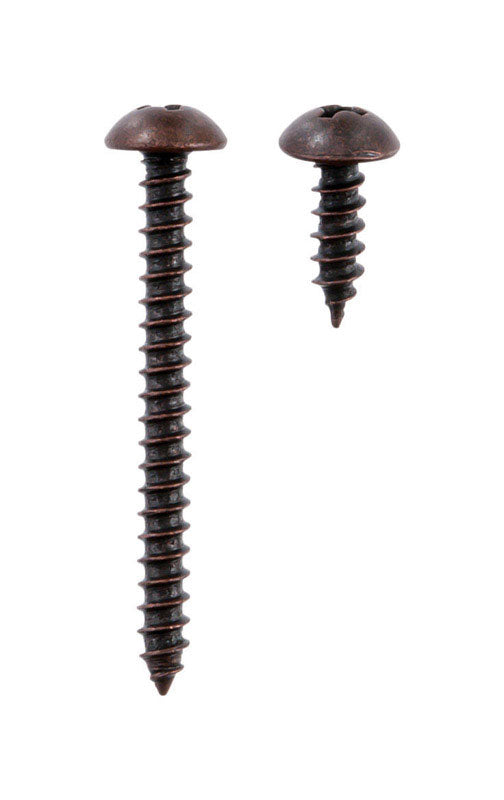 Hampton Steel Ornamental Shelf Bracket Screws Assorted in. L