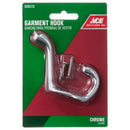 Ace 3 in. L Chrome Silver Metal Medium Heavy Duty Coat and Hat Hook 1 pk