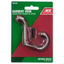Ace 3 in. L Antique Brass Bronze Brass Medium Heavy Duty Coat and Hat Hook 1 pk