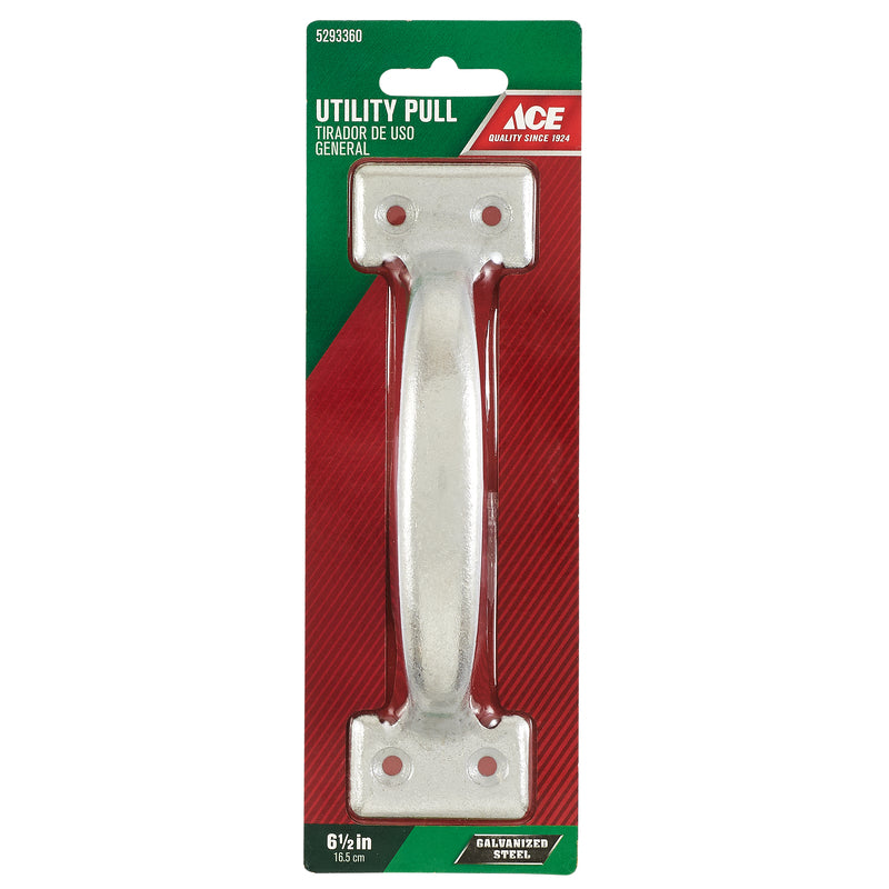 Ace 6.5 in. L Galvanized Silver Steel Utility Pull