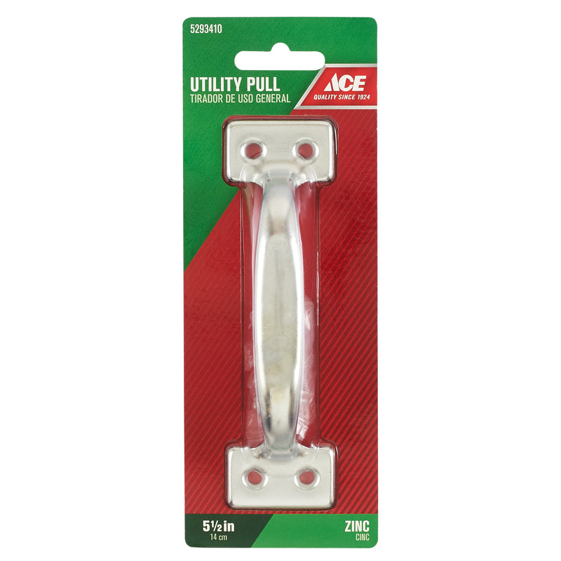 Ace 5.5 in. L Zinc-Plated Silver Steel Utility Pull