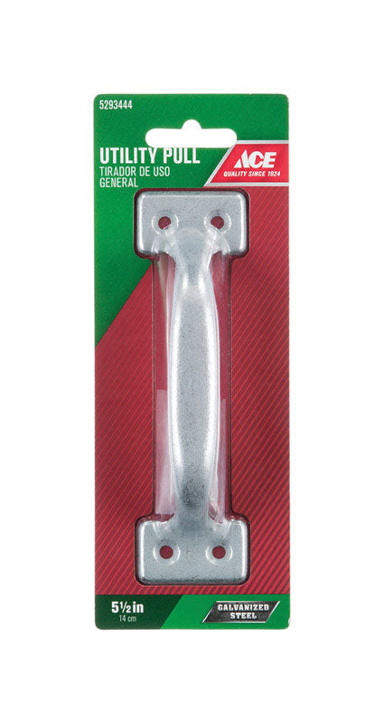 Ace 5.5 in. L Galvanized Silver Steel Utility Pull