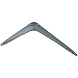 Hampton Gray Steel Shelf Support 18 Ga. 8 in. L 100 lb