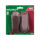 Ace 5 in. L Rubber Brown Wedge Door Stop