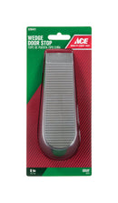 Ace 6 in. L Rubber Gray Wedge Door Stop
