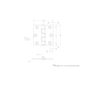 Ace 2-1/2 in. L Zinc-Plated Broad Hinge 1 pk