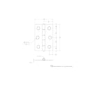 Ace 2-1/2 in. L Zinc-Plated Narrow Hinge 2 pk