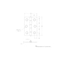 Ace 2-1/2 in. L Bright Brass Narrow Hinge 2 pk