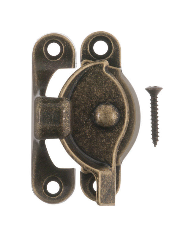 Ace Antique Brass Brass Sash Lock 1 pk