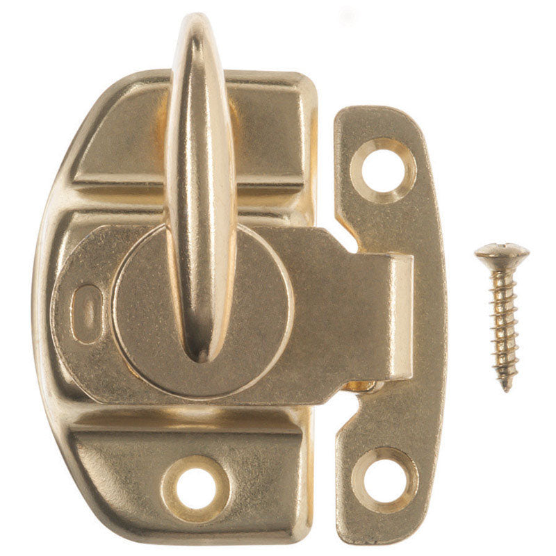 Ace Bright Brass Brass Draw Tight Sash Lock 1 pk