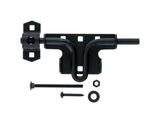 GATE LATCH SLDBLT 4"BLK