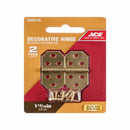 HINGE DECO 3/4X1 BR CD/2