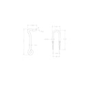 Ace 0.44 in. L Zinc Wire Staple Gate Hook 1 pk