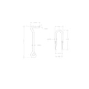 Ace 0.44 in. L Zinc Wire Staple Gate Hook 1 pk