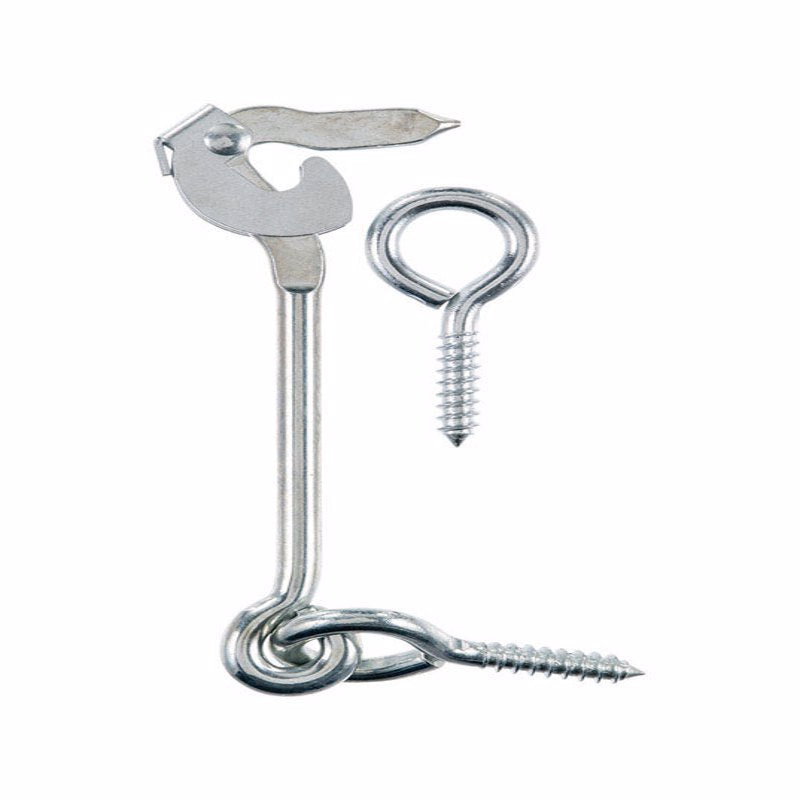 GATE HOOK SFTY W/SCW6"ZN