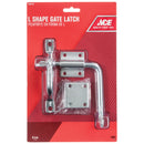 Ace 11.52 in. H X 6.75 in. W X 1.8 in. L Zinc-Plated Zinc Strike Gate Latch
