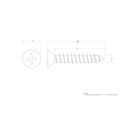 Ace No. 12 X 1-1/4 in. L Phillips Black Wood Screws 18 pk