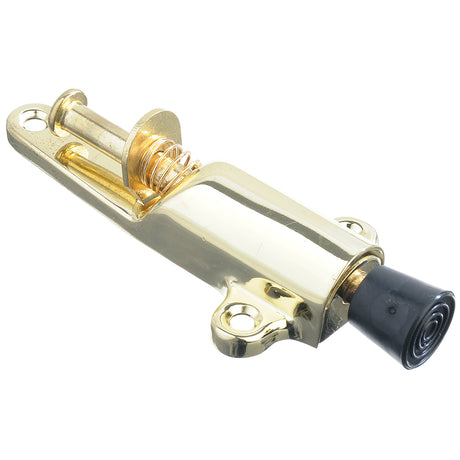 Ace 5 in. W Metal Bright Gold Kick-Down Door Holder Mounts to door