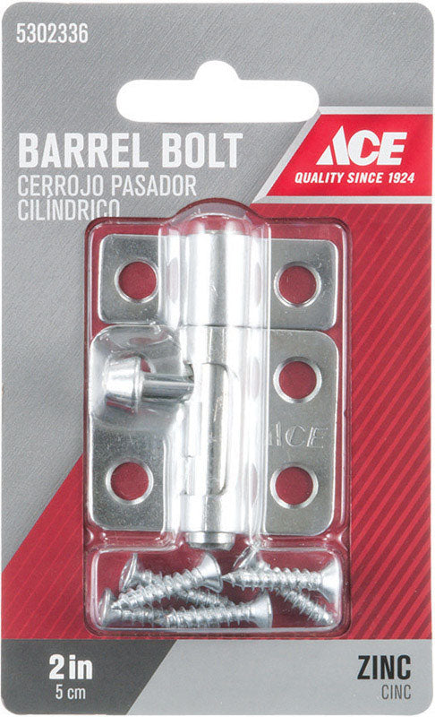 BARREL BOLT 2" ZINC