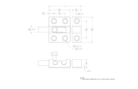 Ace 0.62 in. L Zinc Barrel Bolt 1 pk