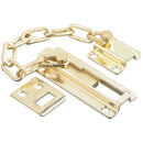 Ace 3.5 in. L Bright Brass Brass Dead Bolt Chain Guard