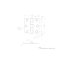 Ace 2-1/2 in. L Zinc-Plated Broad Hinge 2 pk