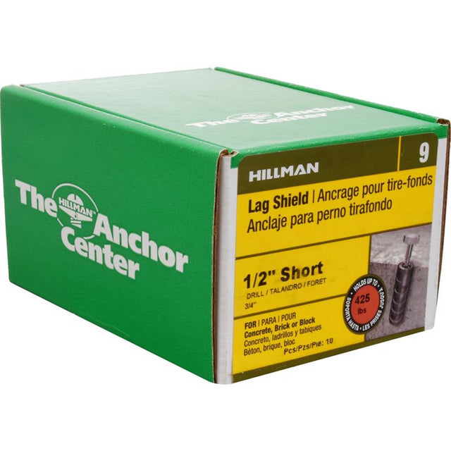 RIB ANCHOR 1/2"X2" 10PK