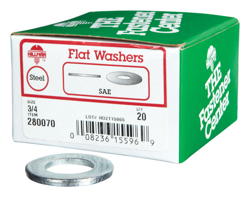 WASHER SAE FLAT3/4" BX20