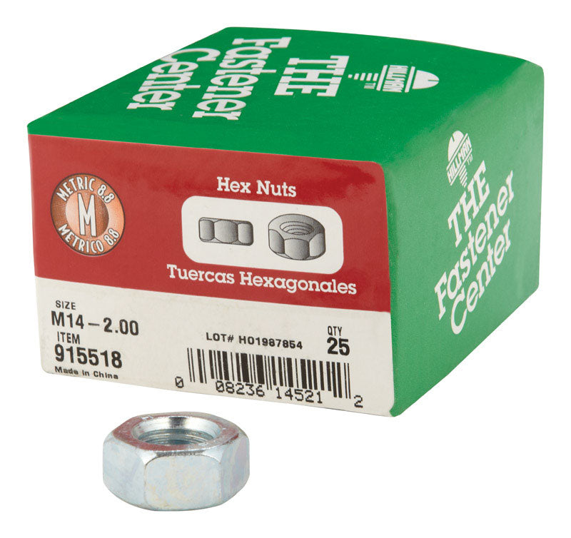 NUT HEX STL M14-2.00BX25