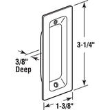 Prime-Line 3.25 in. L Brass-Plated Gold Steel Pull Handle