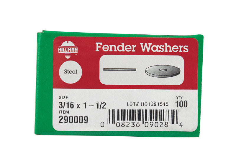 WASHER FENDR3/16X1.5 100