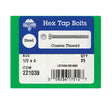 HEX TAP BOLT 1/2X4 BX25
