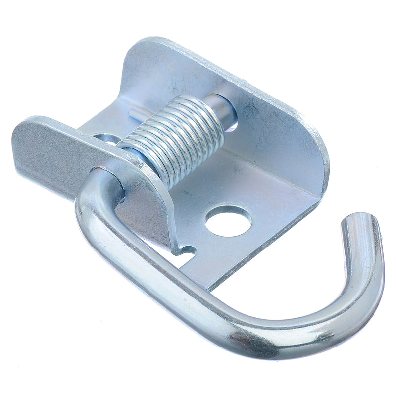 Hampton Small Zinc-Plated Silver Steel 1.625 in. L Rope Binding Hook 150 lb 1 pk