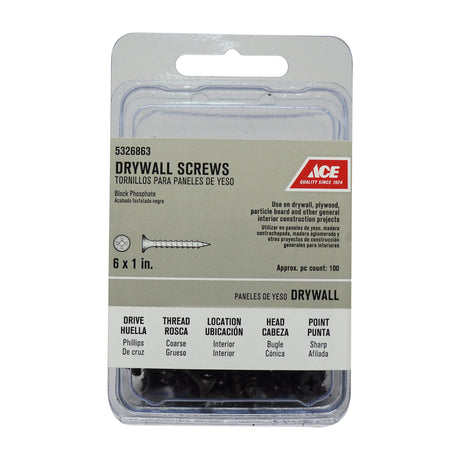 SCREW DW PH CS 6X1 100PC