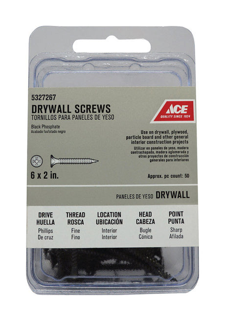 SCREW DW PH FN 6X2 50PC