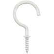 HOOK CUP 1-1/4"P WHT CD3