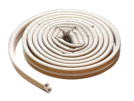 WEATHERSTRIP "D" 17' WHT