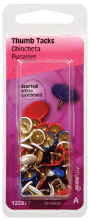 THUMB TACKS ASST CD40