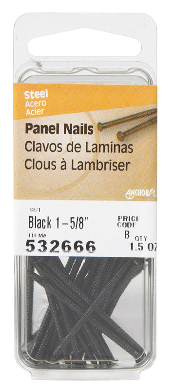 PANEL NAIL 1-5/8 BLK 1.5