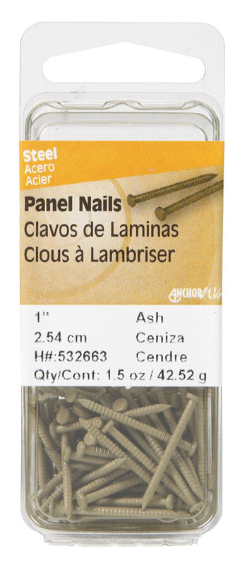 PANEL NAIL 1" ASH 1.5