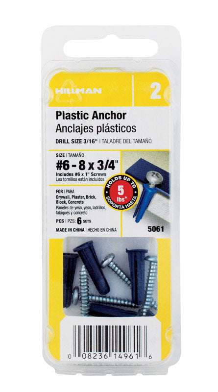 ANCHOR 6-8 W/ZN SCRW CD6