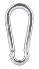 Campbell 3/4 in. D X 4-11/16 in. L Polished Stainless Steel Spring Snap 450 lb