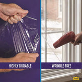 M-D Polar Block Clear Indoor Window Film Insulator Kit 42 in. W X 62 in. L