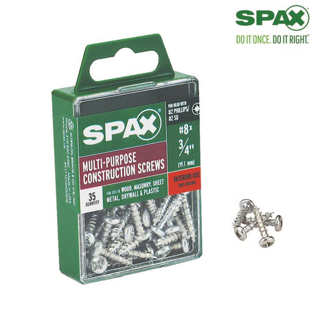 SCRW SPAX PH 8X3/4"BX35