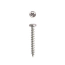 SPAX No. 8 X 1.25 in. L Phillips/Square Zinc-Plated Multi-Material Screw 30 pk