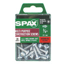 SPAX No. 10 X 3/4 in. L Phillips/Square Zinc-Plated Multi-Material Screw 20 pk